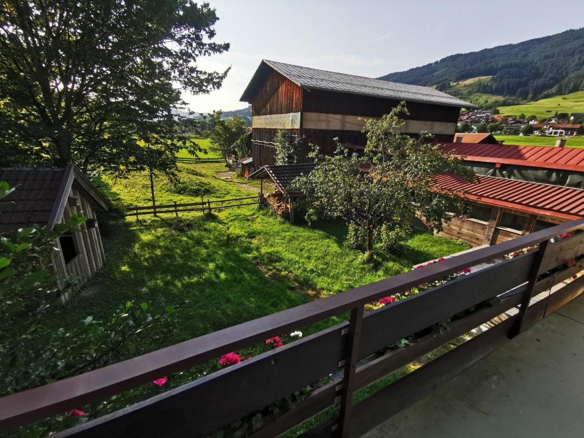 Ferienwohnung Wiesenblick Bad Hindelang Eksteriør bilde