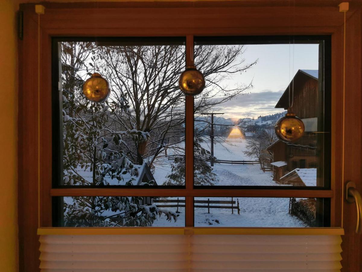 Ferienwohnung Wiesenblick Bad Hindelang Eksteriør bilde